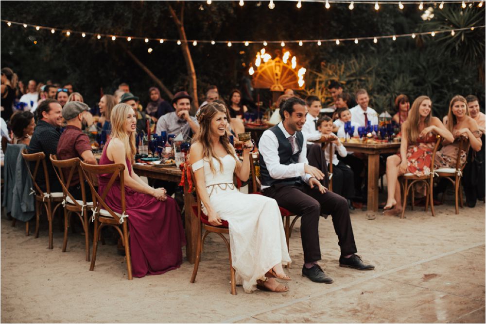 Festival Inspired Wedding at The Fire Garden in California