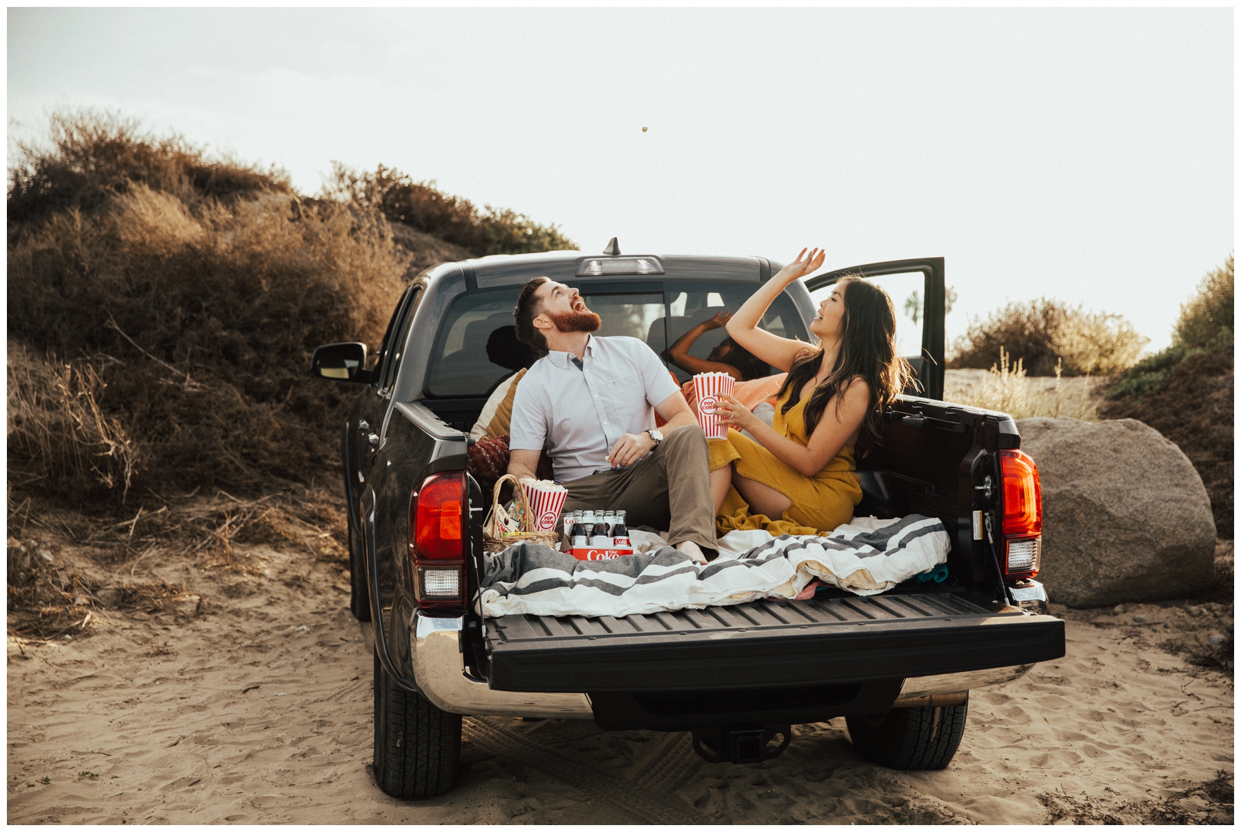 San Diego Engagement Session, Tailgating engagement Photography