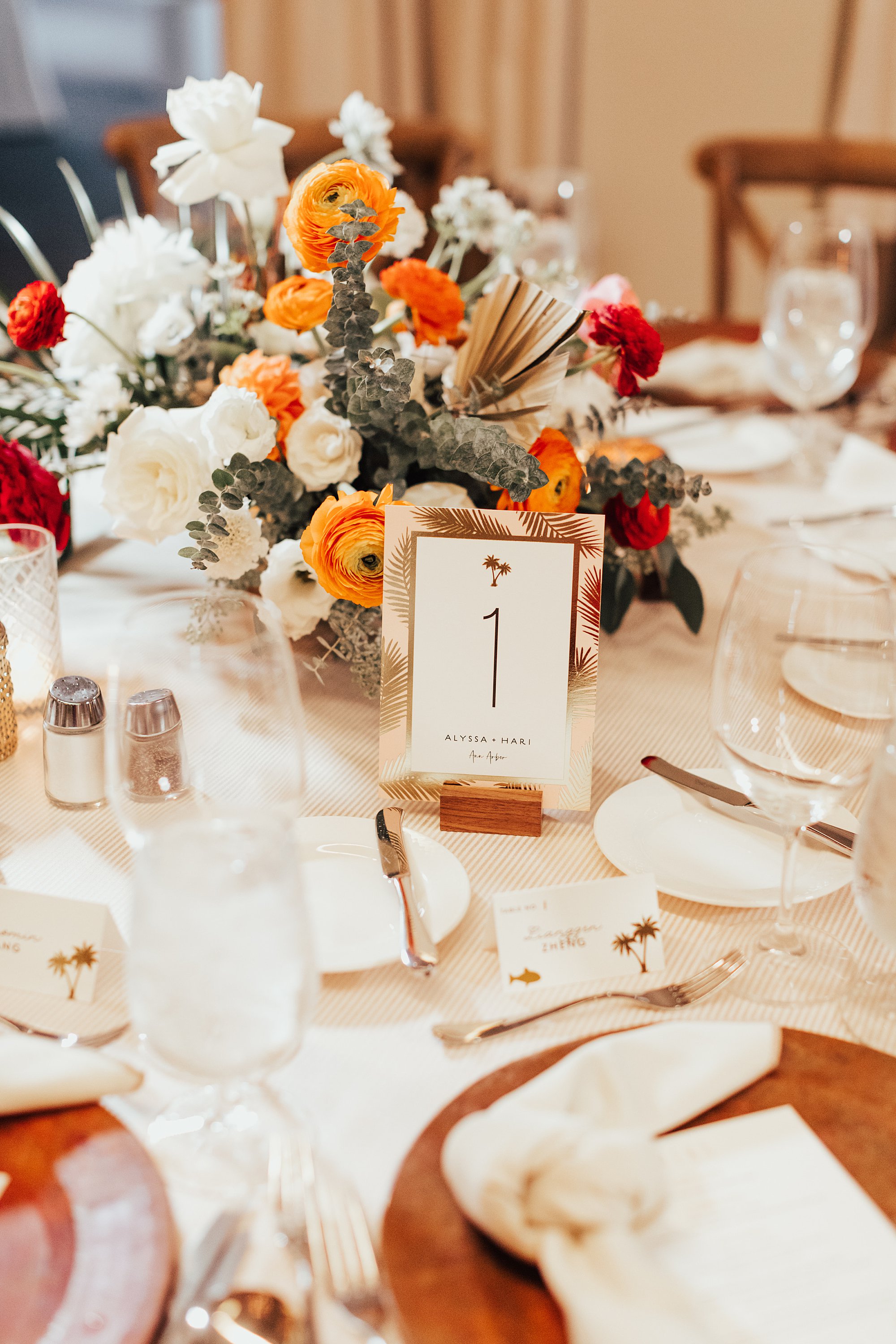 Table Numbers at Estancia 